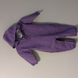 Purple Hooded Baby Jumper | 6-9 months | Simply Basic
